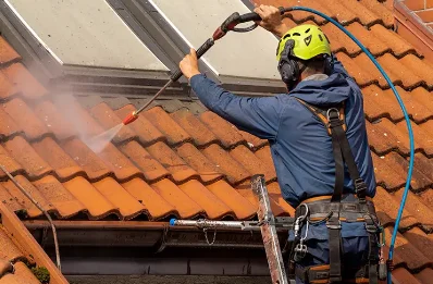 Démoussage et hydrofuge de toiture à Mangonville